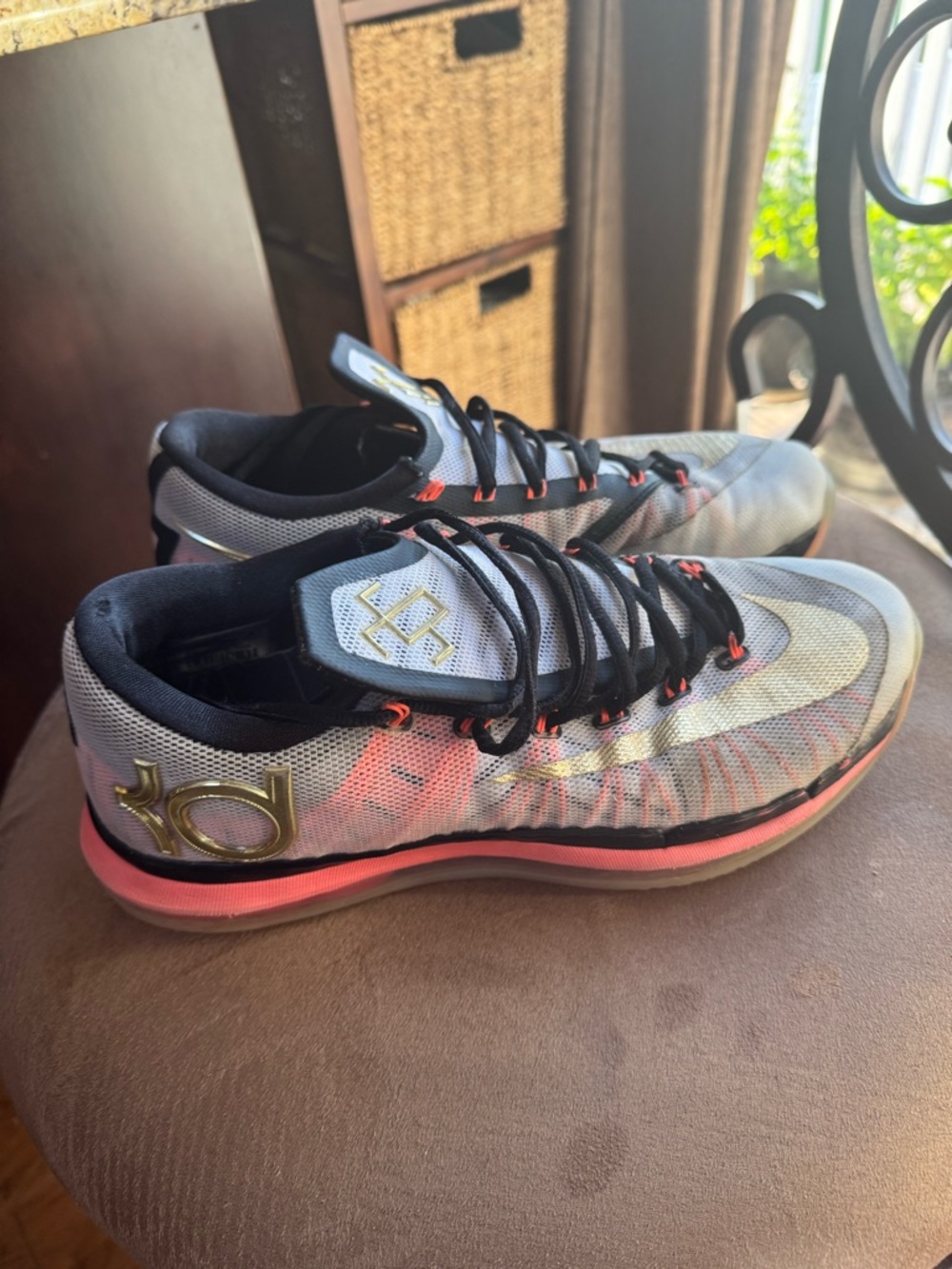 Nike KD 6 Elite ‘Gold’ Size 8.5 Kevin Durant EUC